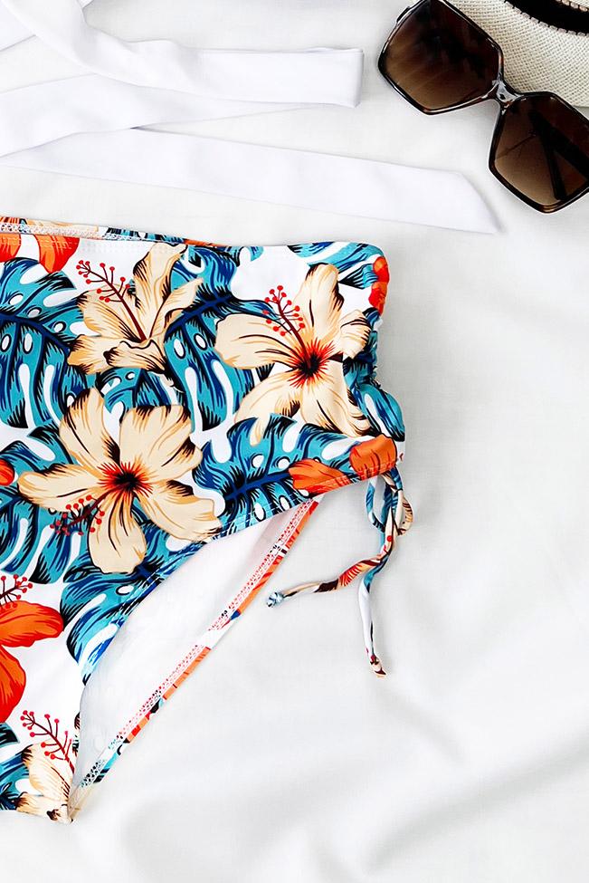 floral bikini set and beachwear - 100101776