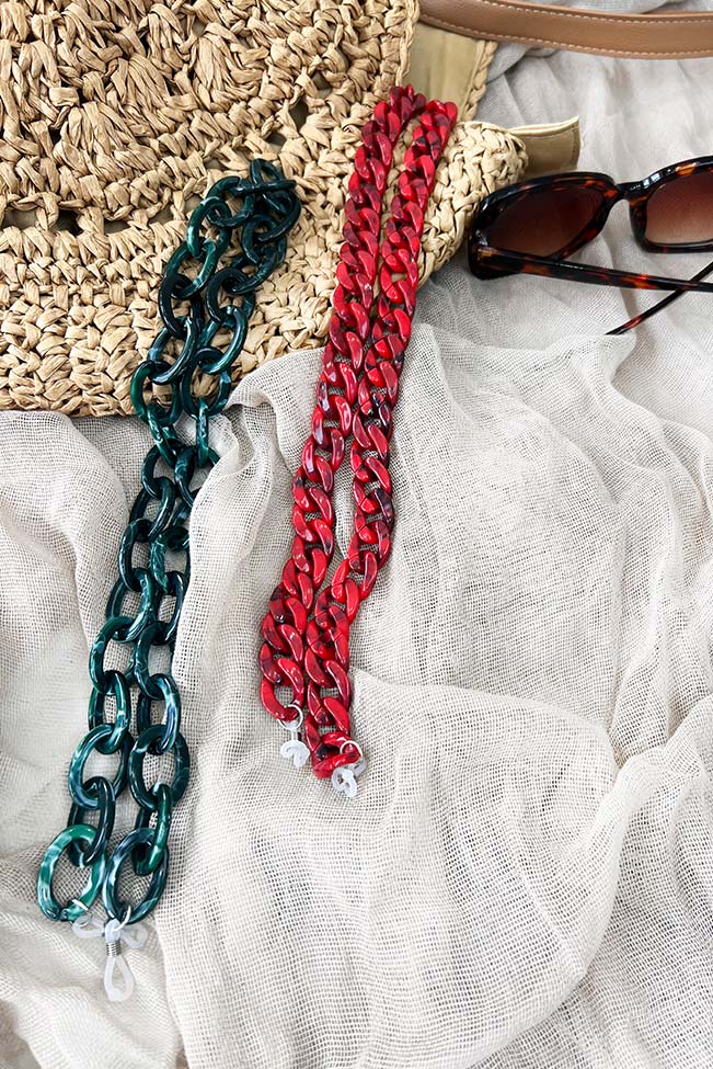 green sunglasses chain -100114629