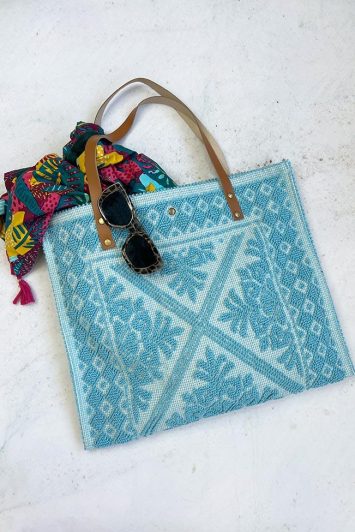 Yφασματινη τσαντα θαλασσης shopper style -100114947