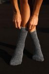 Ανθρακί χοντρές ριμπ κάλτσες | Lapop Winter Collection 2023
