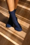Χοντρές κάλτσες με glitter μπλε | Lapop Winter Collection 2023