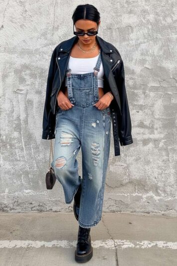 Γυναικεία τζιν σαλοπέτα wide leg με σκισίματα, τέλεια για κάθε καλοκαιρινό outfit. Αέρινη, στυλάτη και πρακτική.