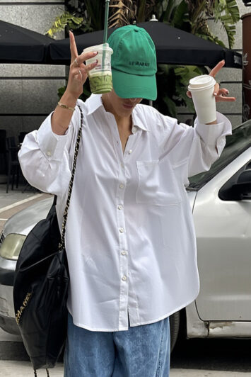 Πουκάμισο λευκό με τσέπη