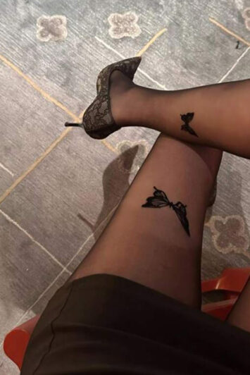 Καλσόν με πεταλούδες